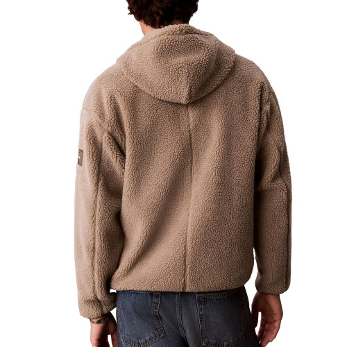 Calvin Klein Ανδρική fleece ζακέτα Sherpa Badge Funnel Neck